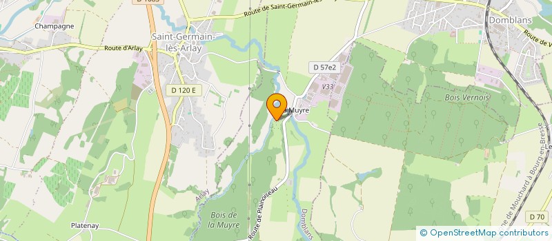 localisation de l'entreprise SCI EPAL  DOMBLANS