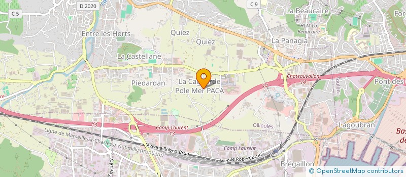localisation de l'entreprise SCI EPARGNE ET CONSTRUCTION à LA SEYNE-SUR-MER