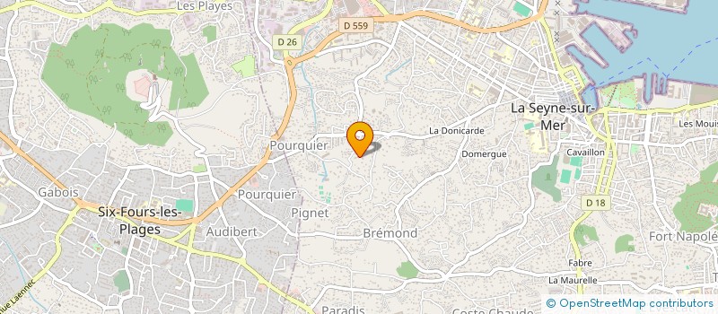 localisation de l'entreprise SCI EPARGNIMMO à LA SEYNE SUR MER