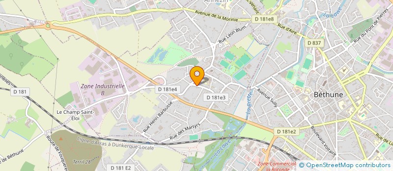 localisation de l'entreprise SCI EPBG  ANNEZIN