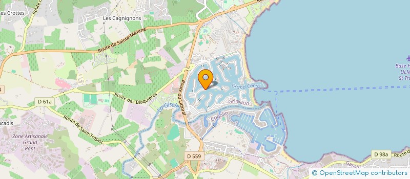 localisation de l'entreprise SCI EPERON à GRIMAUD