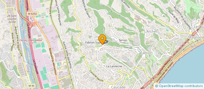 localisation de l'entreprise SCI EPERVIER à NICE