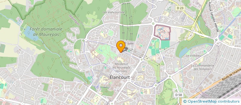 localisation de l'entreprise SCI EPH2S  ELANCOURT