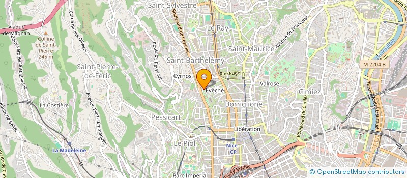 localisation de l'entreprise SCI EPHAGIE à NICE