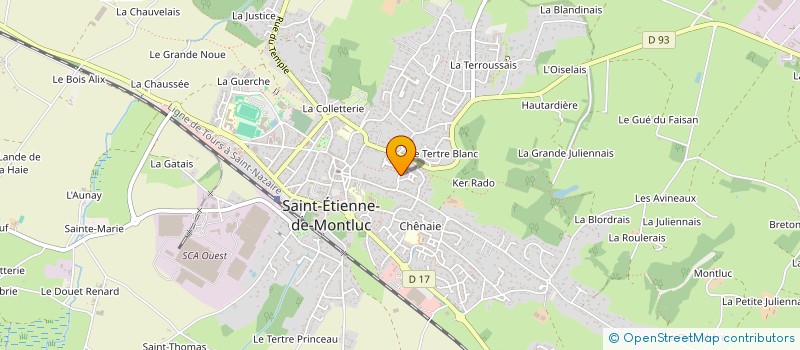 localisation de l'entreprise SCI EPHESE  SAINT-ETIENNE-DE-MONTLUC