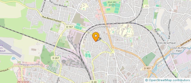 localisation de l'entreprise SCI EPHISY à NEVERS