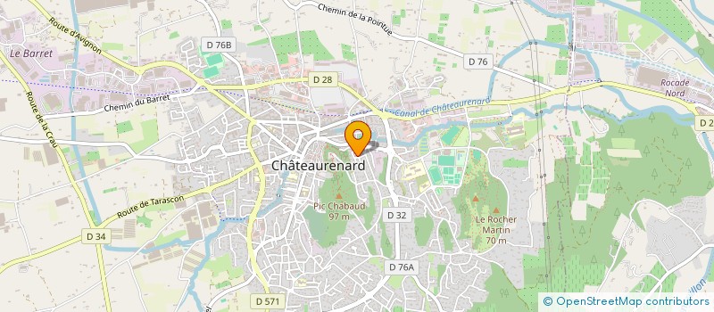 localisation de l'entreprise SCI EPHRATH à CHATEAURENARD