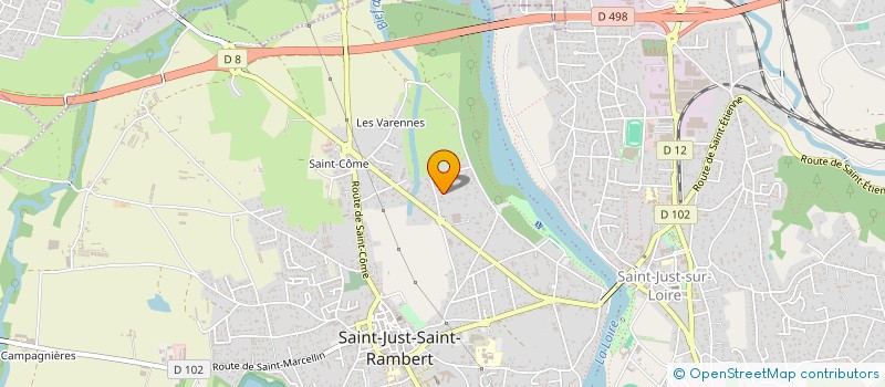 localisation de l'entreprise SCI EPI  SAINT-JUST-SAINT-RAMBERT