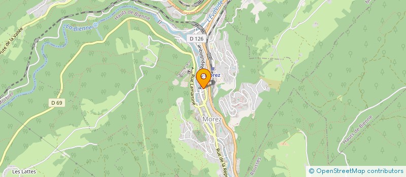 localisation de l'entreprise SCI EPI  HAUTS DE BIENNE