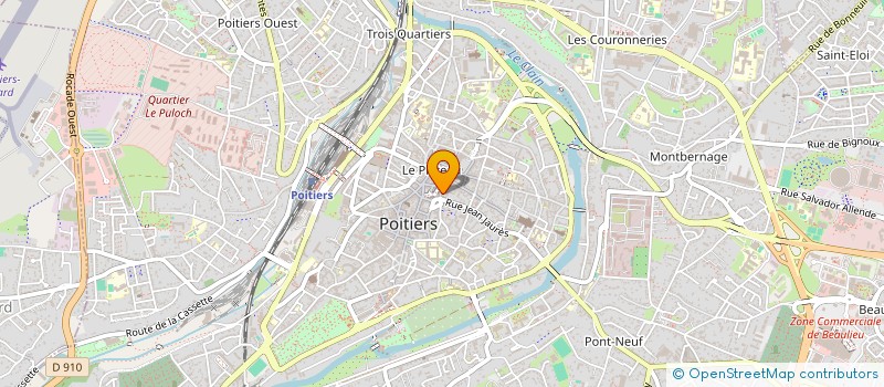 localisation de l'entreprise SCI EPICHARME  POITIERS