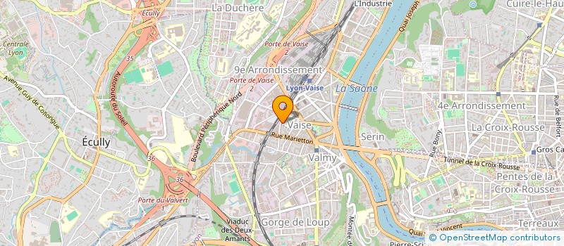 localisation de l'entreprise SCI EPICTETE  LYON