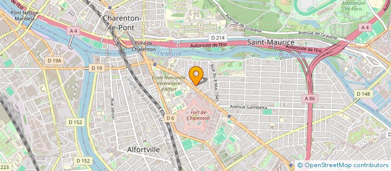 localisation de l'entreprise SCI EPICURE à MAISONS-ALFORT