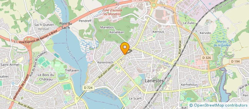 localisation de l'entreprise SCI EPICURE  LANESTER