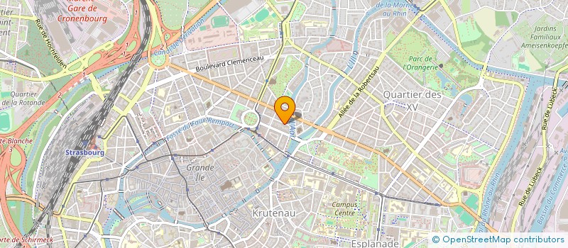 localisation de l'entreprise SCI EPICURE  STRASBOURG