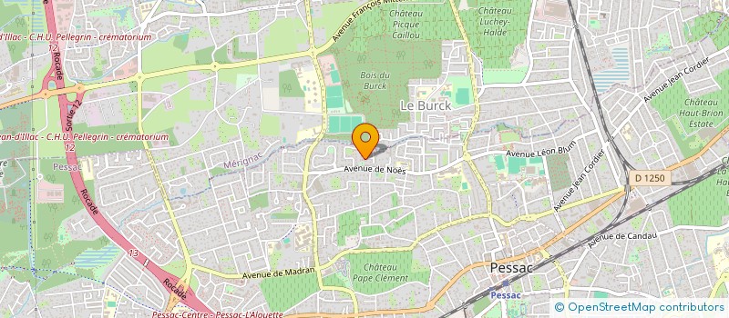 localisation de l'entreprise SCI EPICURE à PESSAC