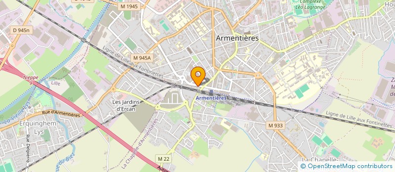 localisation de l'entreprise SCI EPIDAURE  ARMENTIERES