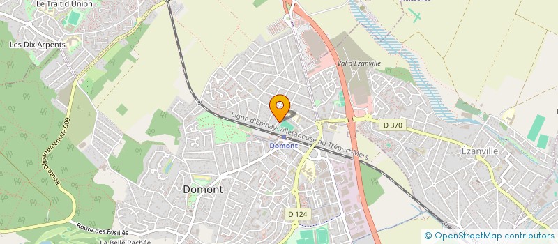 localisation de l'entreprise SCI EPIDAURE  DOMONT