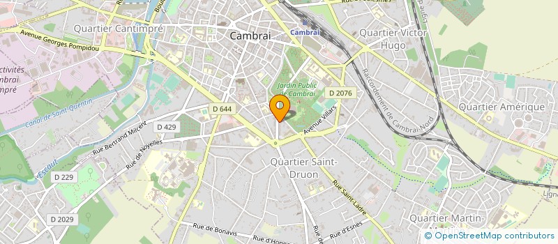 localisation de l'entreprise SCI EPIDAURE à CAMBRAI