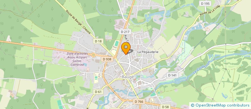 localisation de l'entreprise SCI EPIE  BAUGE-EN-ANJOU