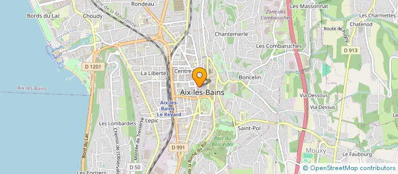 localisation de l'entreprise SCI EPIGONIA  AIX-LES-BAINS