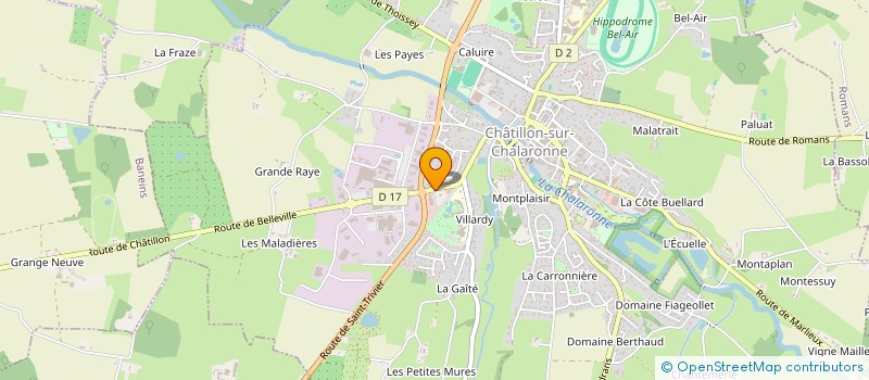 localisation de l'entreprise SCI EPIK  CHATILLON-SUR-CHALARONNE