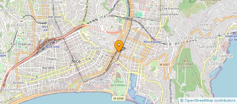 localisation de l'entreprise SCI EPILOBE à NICE