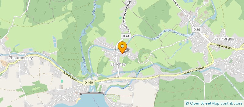 localisation de l'entreprise SCI EPILOG  SANCHEY