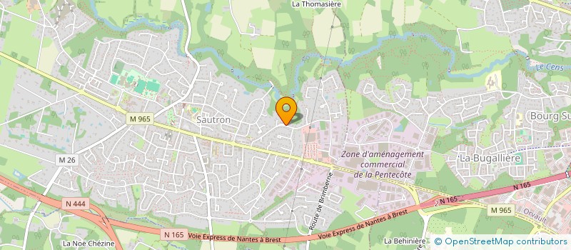 localisation de l'entreprise SCI EPILORE  SAUTRON