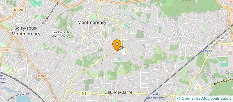 localisation de l'entreprise SCI EPINAY FACULTE à MONTMORENCY