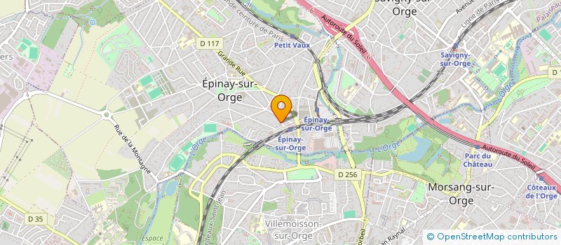 localisation de l'entreprise SCI EPINAY GARE 32  EPINAY-SUR-ORGE