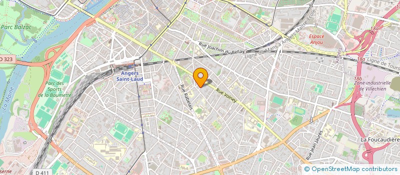 localisation de l'entreprise SCI EPINAY-HUEZ à ANGERS