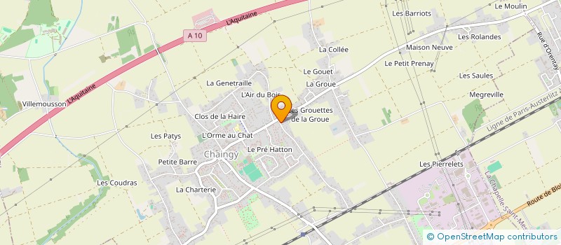 localisation de l'entreprise SCI EPINE OBERKAMPF à CHAINGY