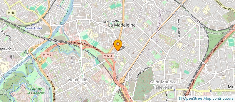 localisation de l'entreprise SCI EPINETTES à LA MADELEINE