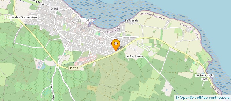 localisation de l'entreprise SCI EPIONE  LA FLOTTE