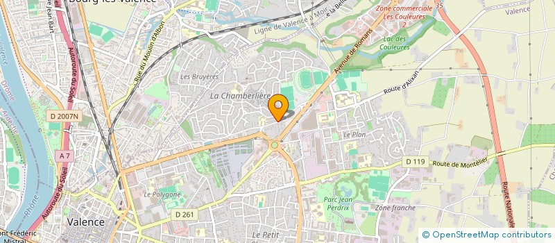 localisation de l'entreprise SCI EPIONE à VALENCE
