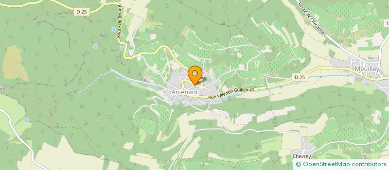 localisation de l'entreprise SCI EPIPHANIE ET CLEMENT BOILLOT  ARCENANT