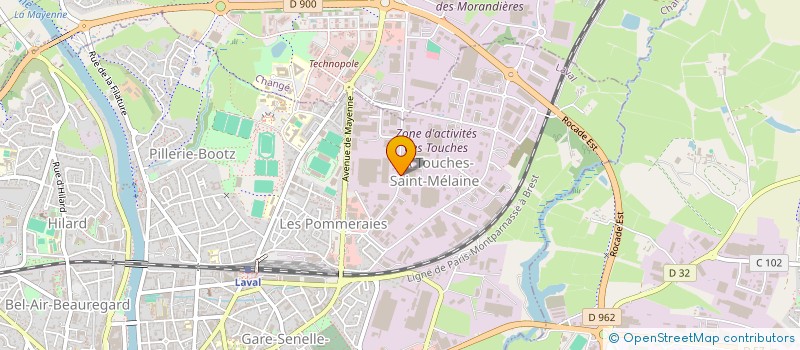 localisation de l'entreprise SCI EPIQUE à LAVAL