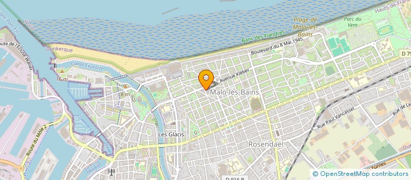 localisation de l'entreprise SCI EPL à DUNKERQUE