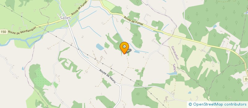 localisation de l'entreprise SCI EPM  LACAPELLE-BIRON