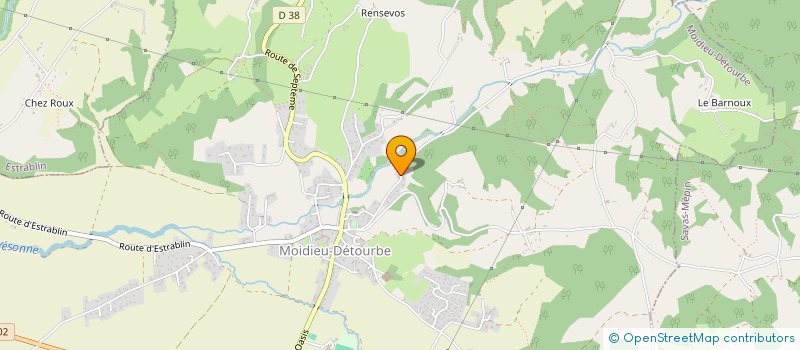 localisation de l'entreprise SCI EPONA  MOIDIEU-DETOURBE