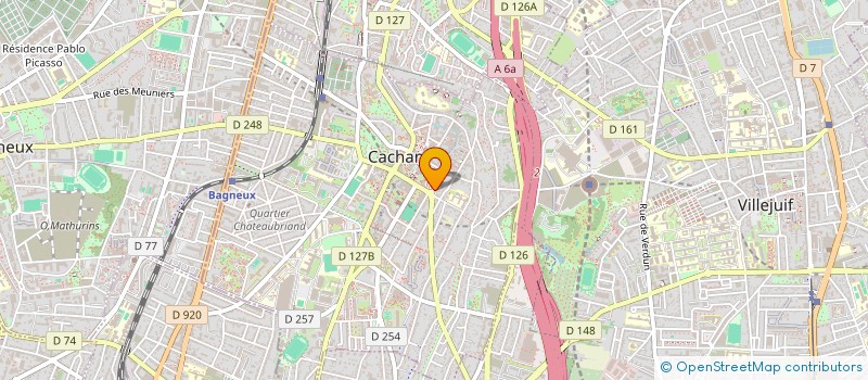 localisation de l'entreprise SCI EPPUR  CACHAN