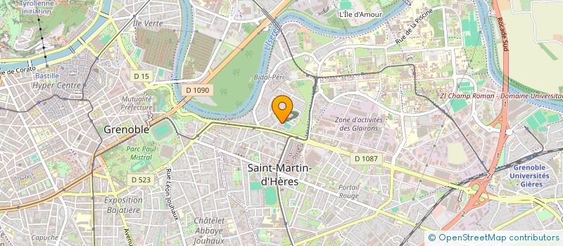 localisation de l'entreprise SCI EPSIL'HOME  SAINT-MARTIN-D'HERES