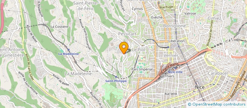 localisation de l'entreprise SCI EPSILOM à NICE