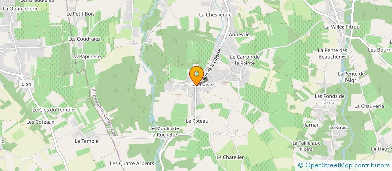 localisation de l'entreprise SCI EPSILON  SAINT-GEORGES-SUR-CHER