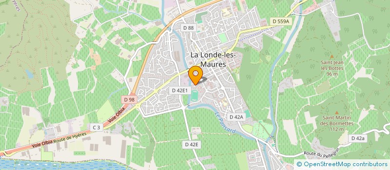 localisation de l'entreprise SCI EPSILON  LA LONDE-LES-MAURES