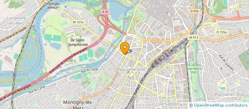 localisation de l'entreprise SCI EPSILON  METZ