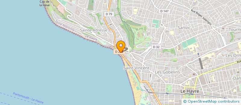 localisation de l'entreprise SCI EPSILON à LE HAVRE