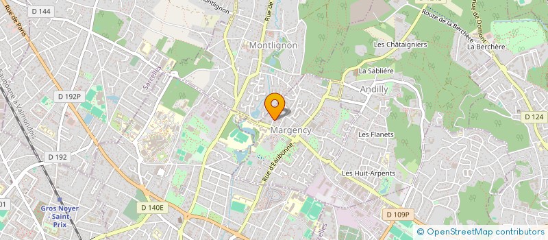 localisation de l'entreprise SCI EPSILON  MARGENCY