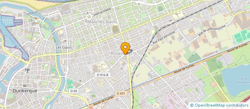 localisation de l'entreprise SCI EPSILPON à DUNKERQUE