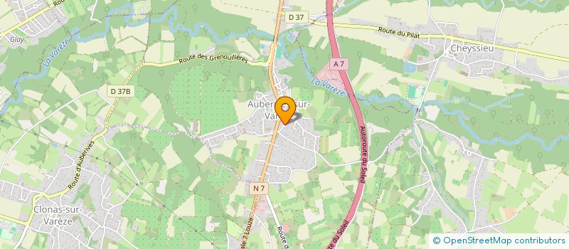 localisation de l'entreprise SCI EQCGS  AUBERIVES-SUR-VAREZE